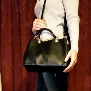 Antonio Melani black tote-style purse